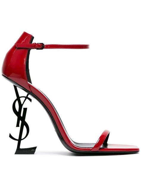 ysl shoes red bottom|YSL signature heels.